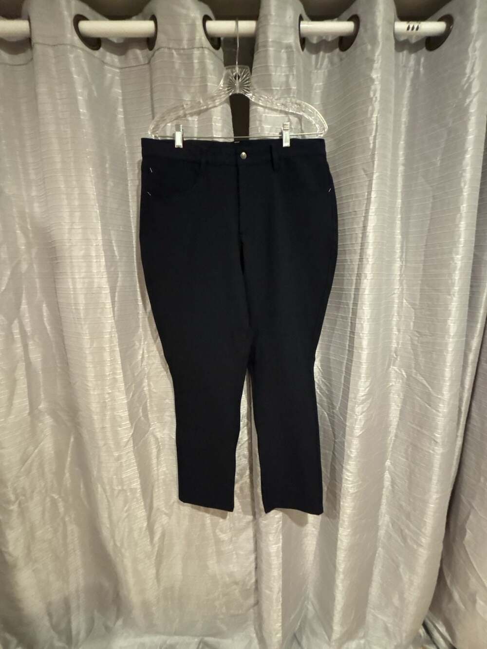 FootJoy Golf Pants Size W34/L32 Navy Stretch Performance